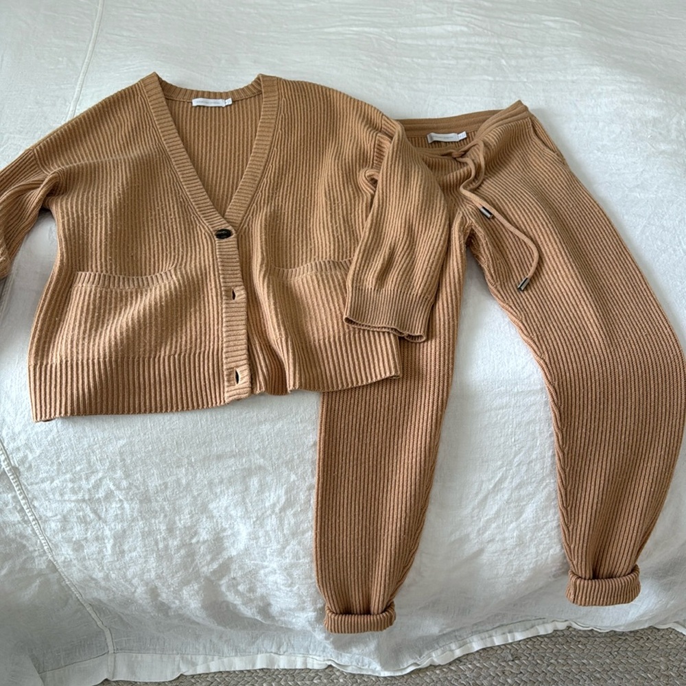 Jonathan SIMKHAI Cardigan and Jogger Set